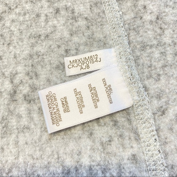 Calvin Klein Heathered Gray Puffer Vest Size Xsmall - Picture 10 of 14